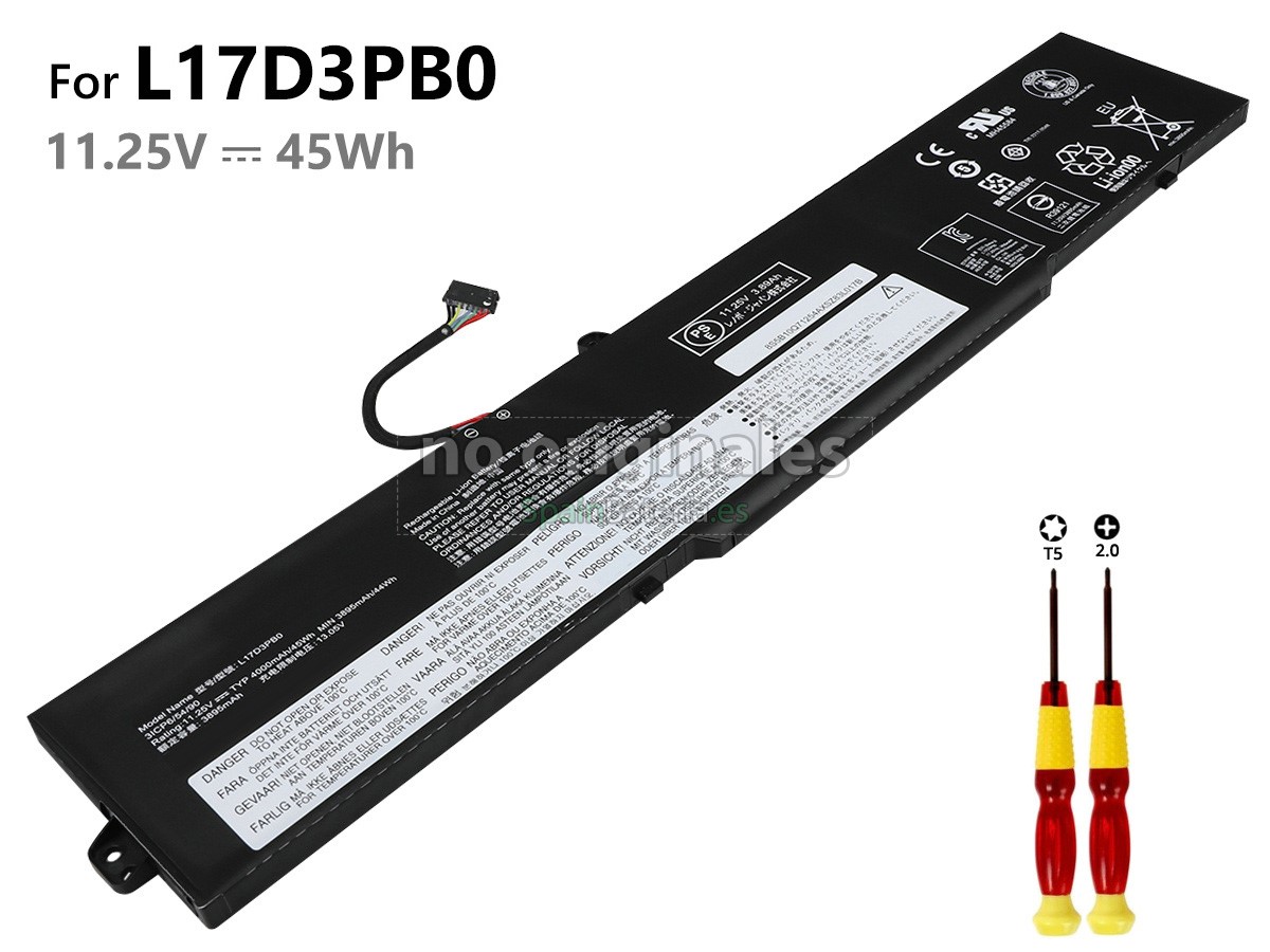 Batería para Lenovo L17C3PB0