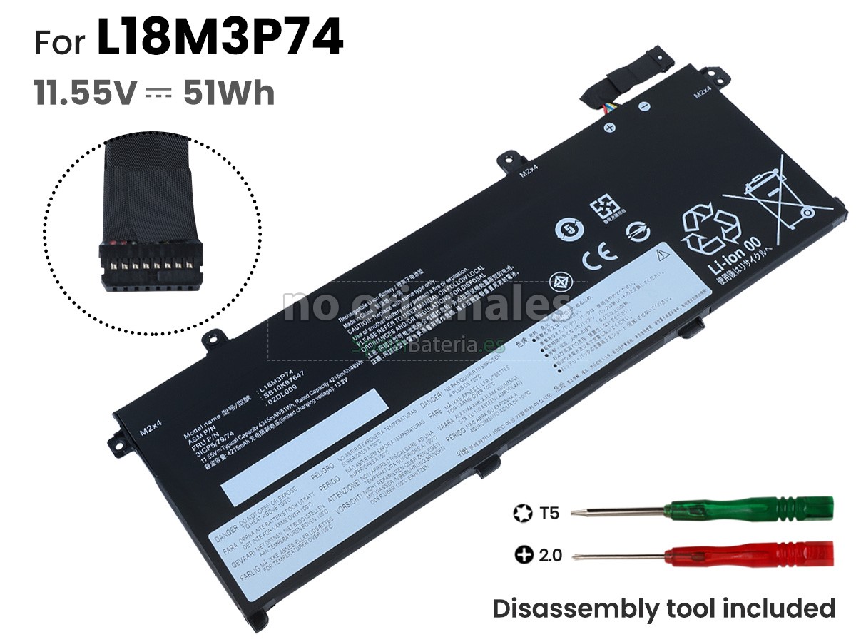Batería para Lenovo ThinkPad T14 GEN 2-20W000UNGP
