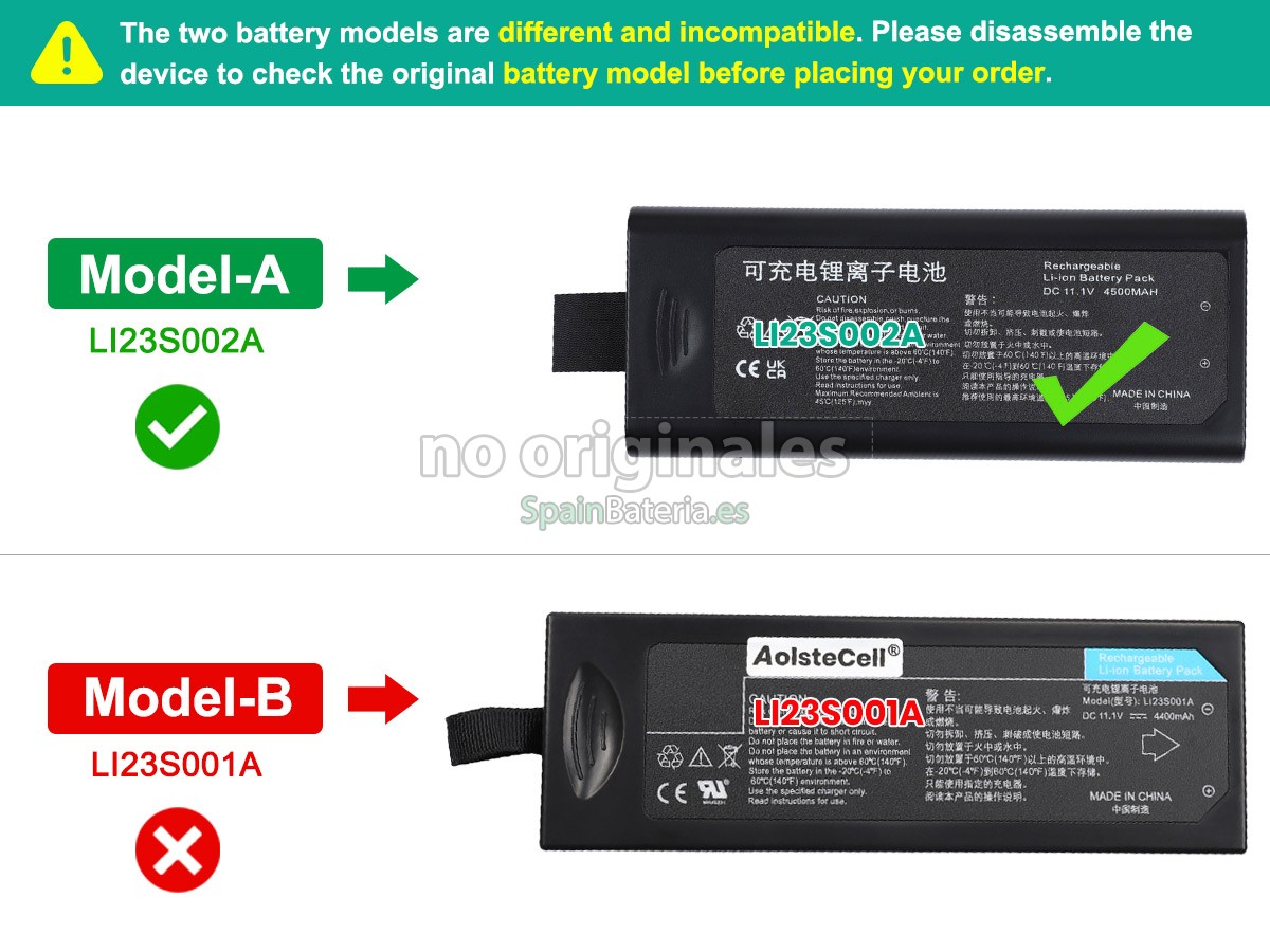 Batería para Mindray WATO EX-35