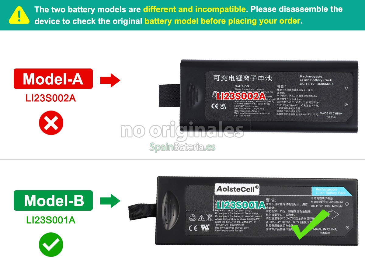 Batería para Mindray WATO EX-35
