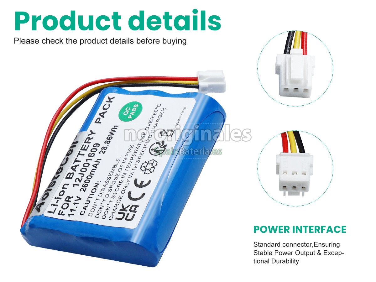 Batería para Moneual EVERYBOT RS500