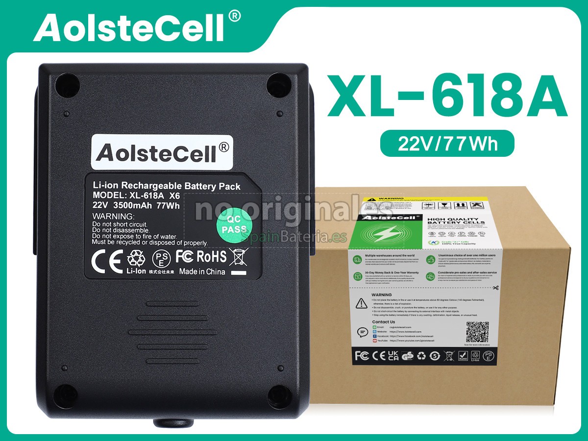 Batería para Moosoo XL-618A