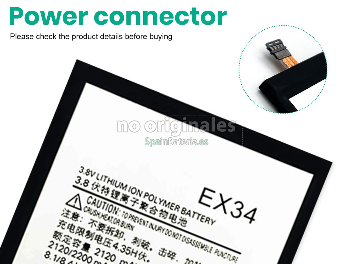 Batería para Motorola EX34