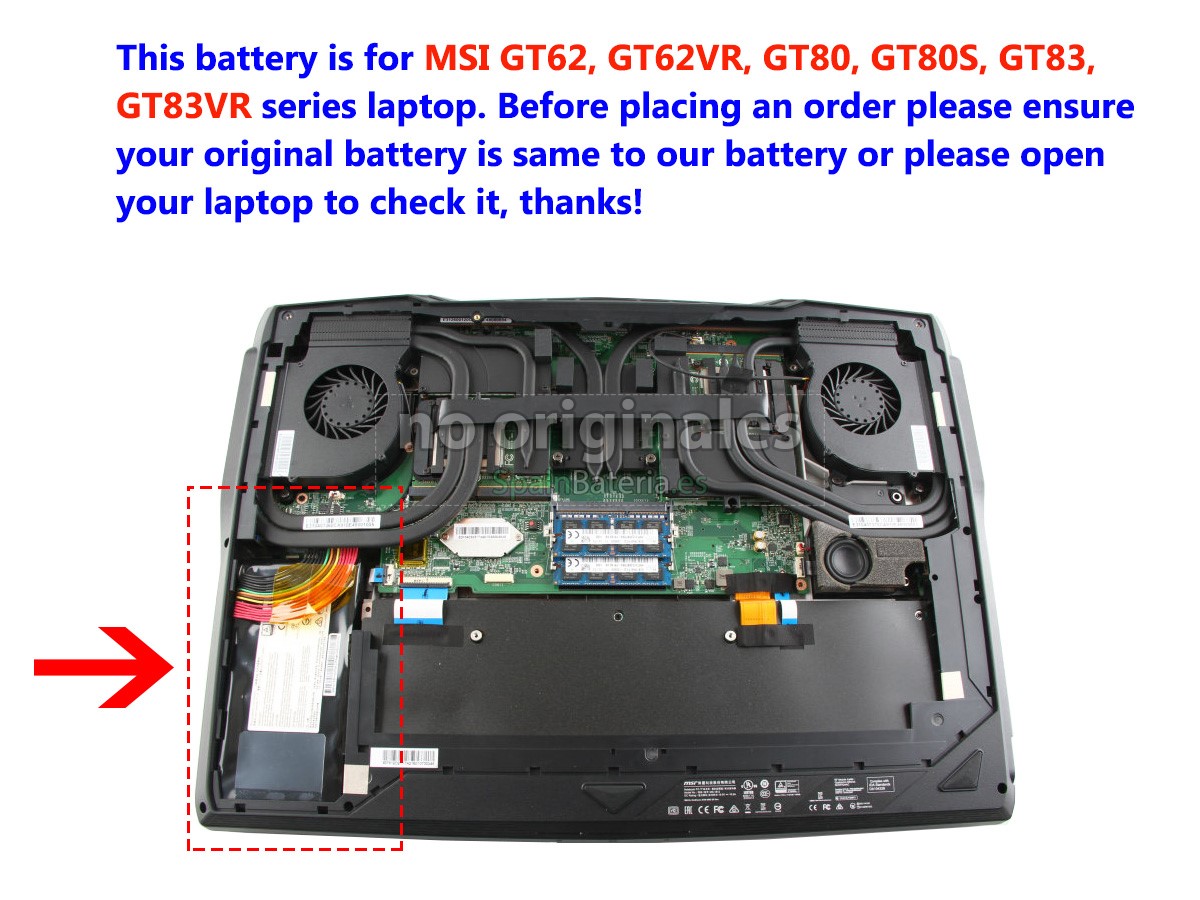 Batería para MSI MS-17A1