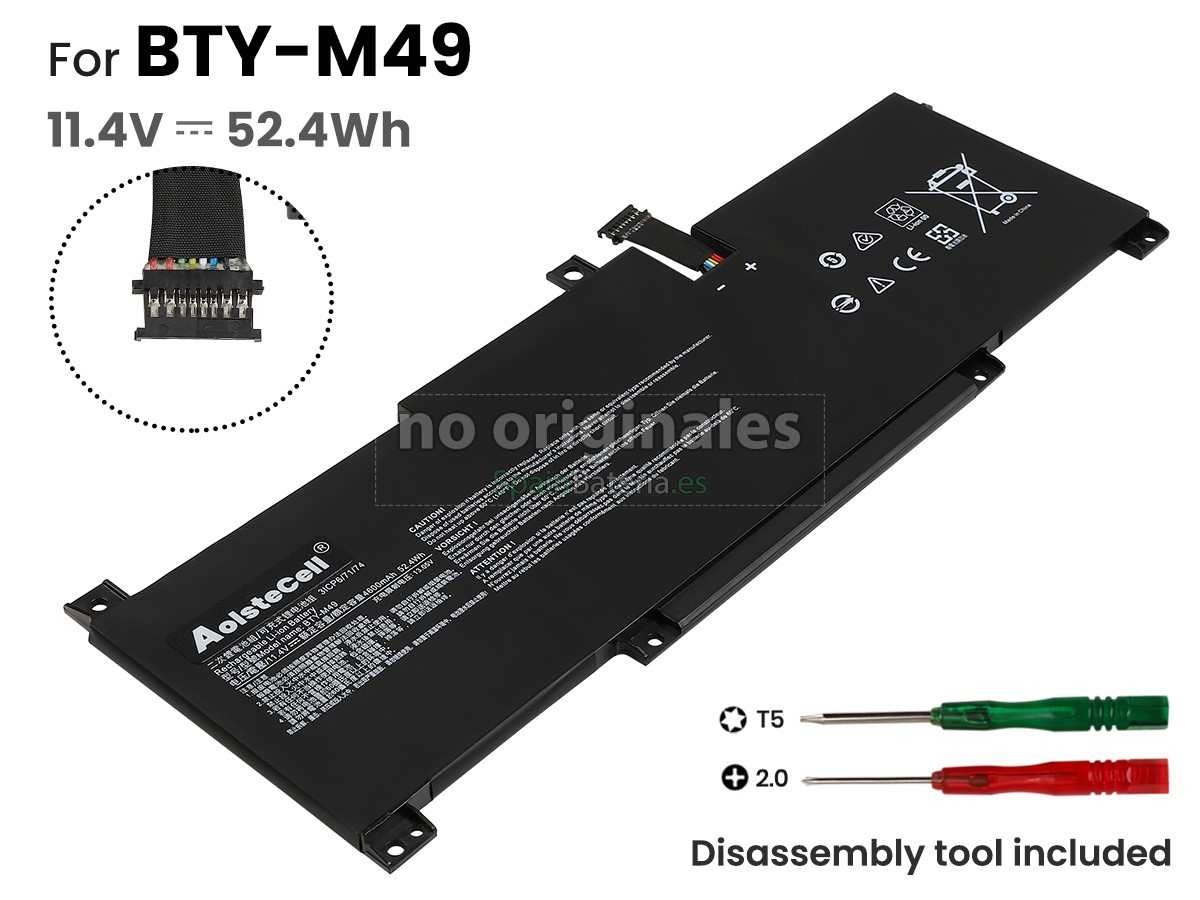 Batería para MSI BTY-M49