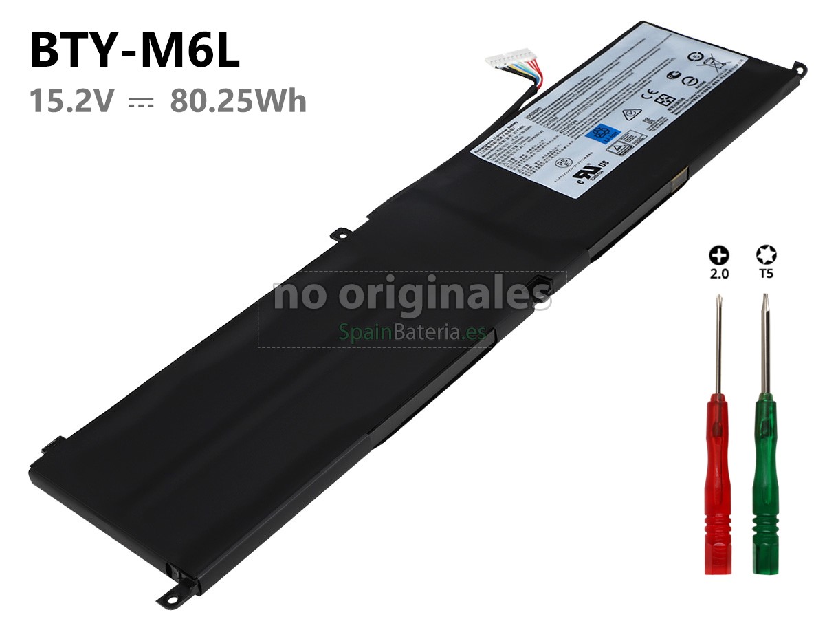 Batería para MSI BTY-M6L