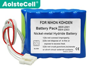Batería de reemplazo Nihon Kohden BSM-2301C
