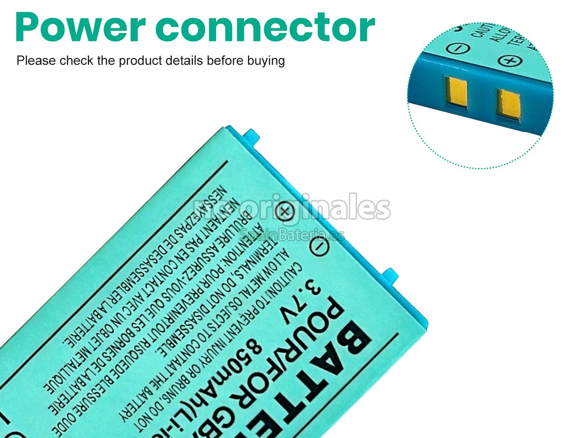 Batería para Nintendo GAMEBOY ADVANCE SP