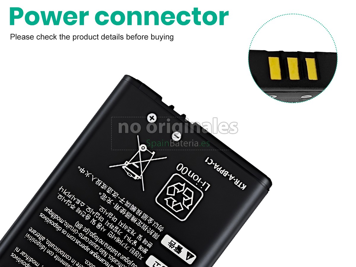 Batería para Nintendo KTR-003