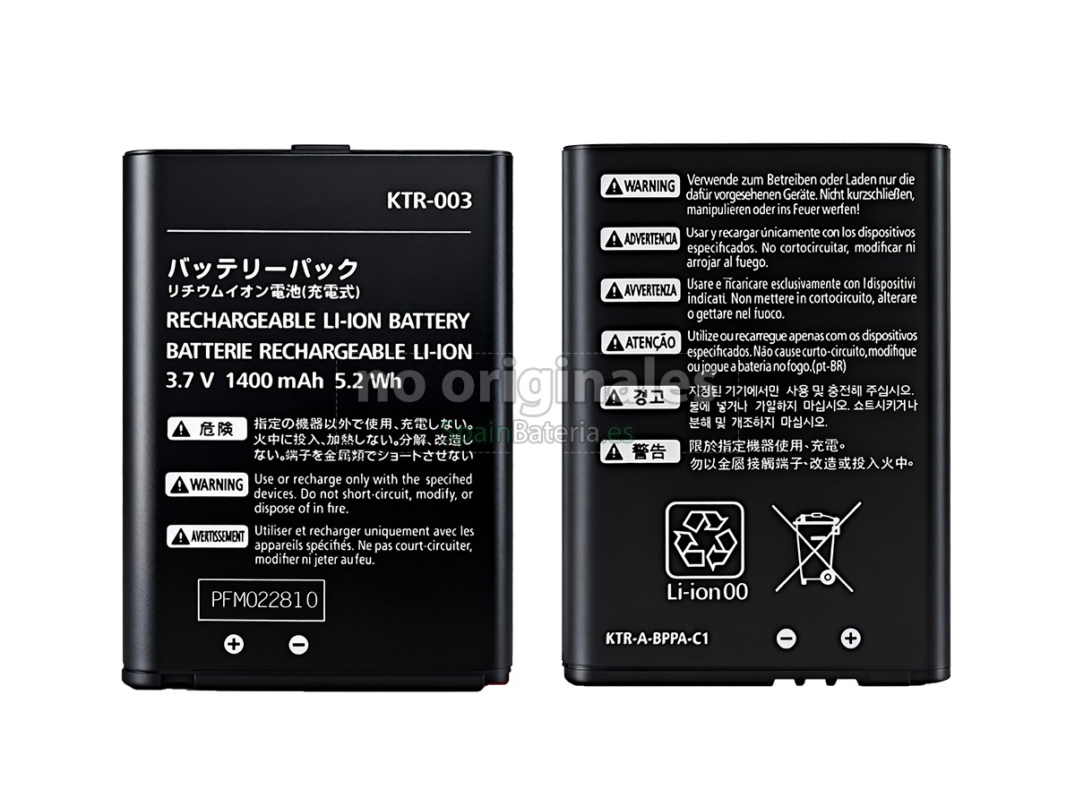 Batería para Nintendo KTR-003