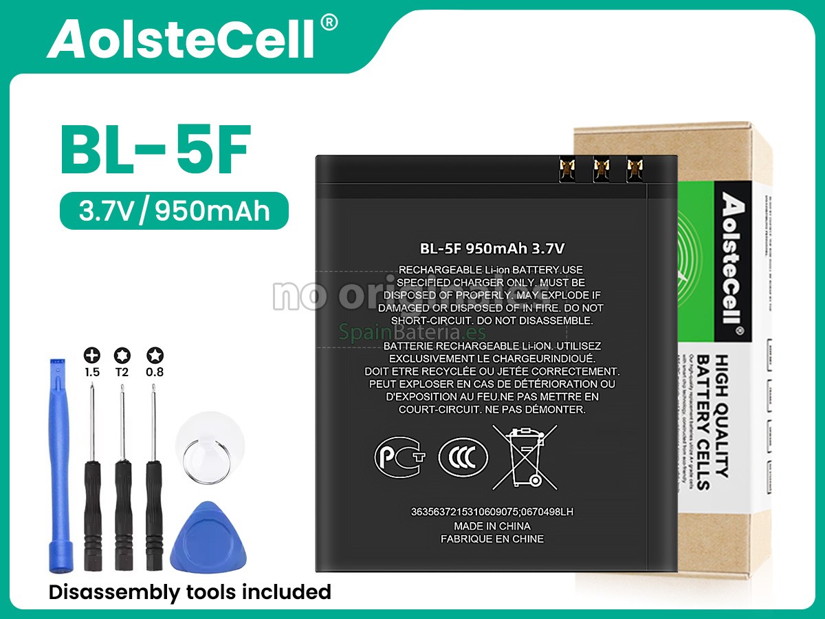 Batería para Nokia BL-5F