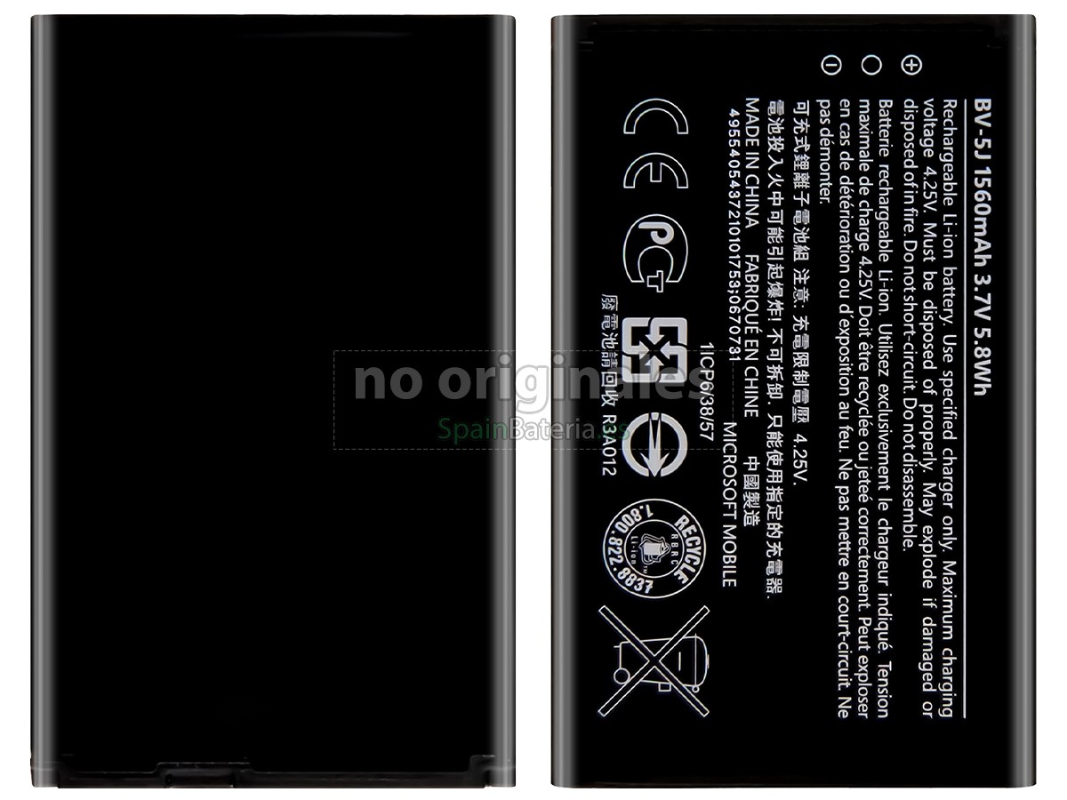 Batería para Nokia BV-5J