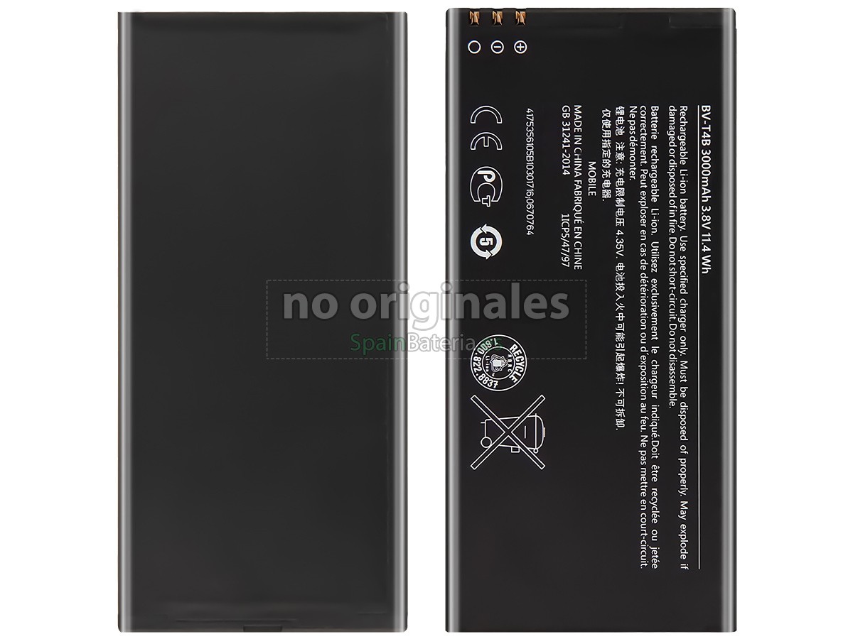 Batería para Nokia BV-T4B