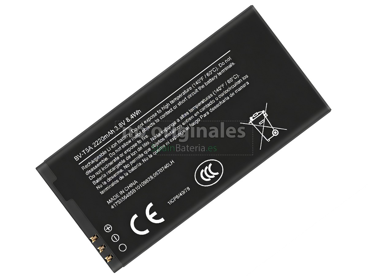 Batería para Nokia BV-T5A