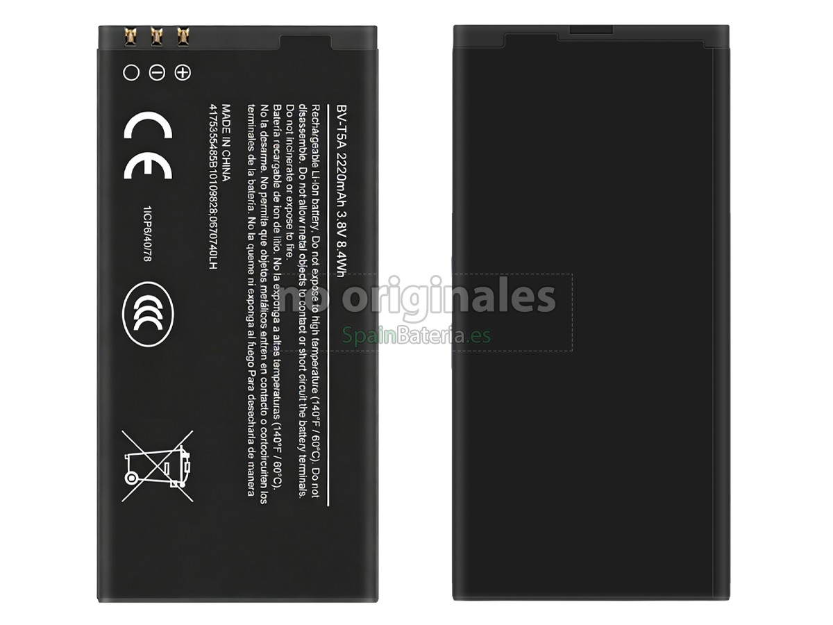 Batería para Nokia BV-T5A