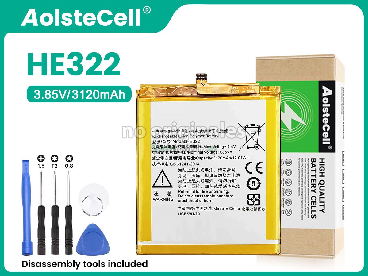 Batería para Nokia HE322