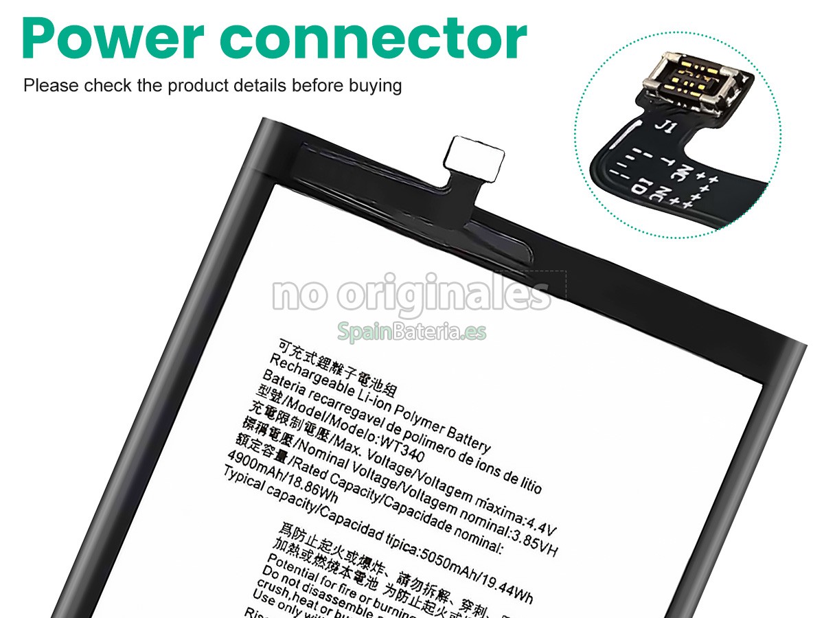 Batería para Nokia WT340