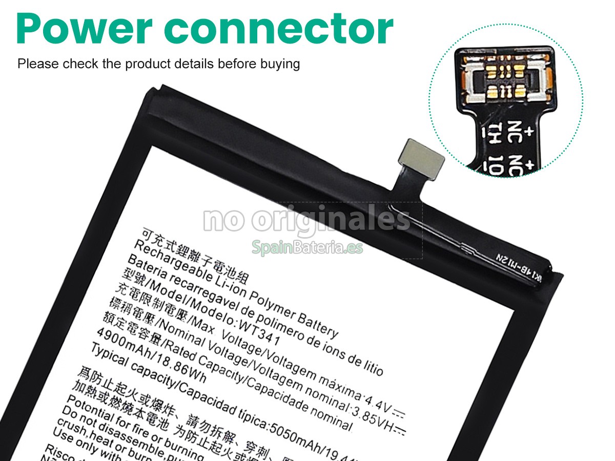 Batería para Nokia WT341