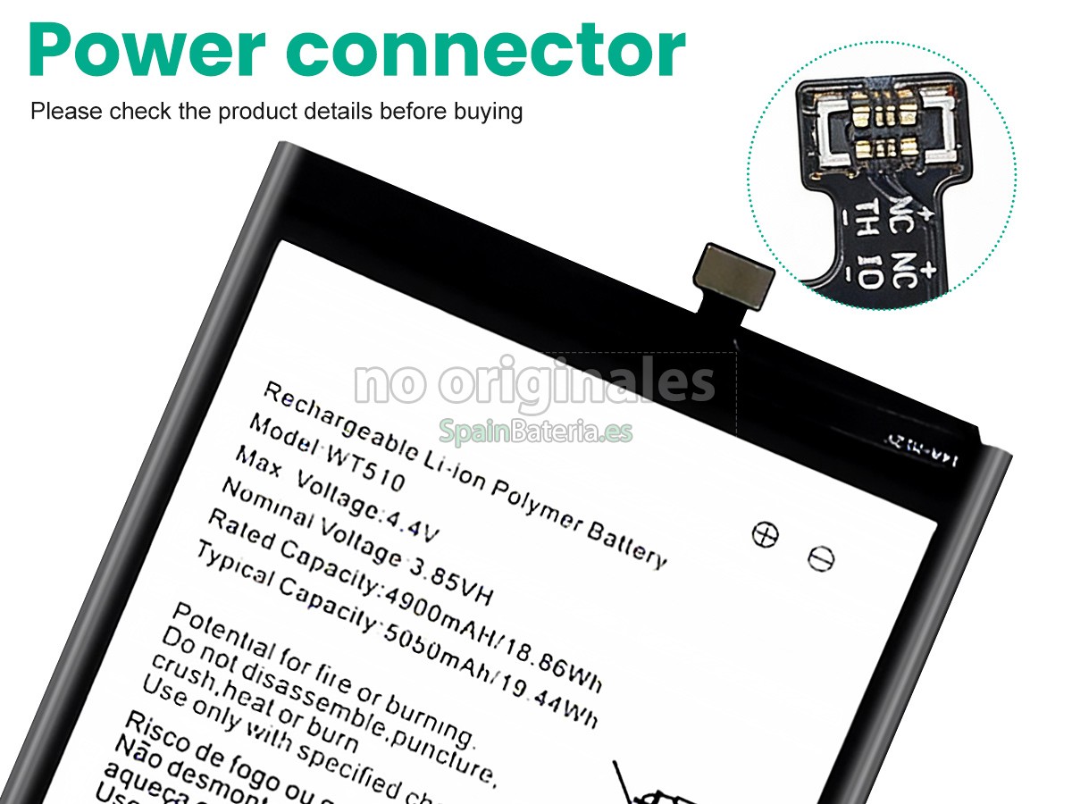 Batería para Nokia WT510