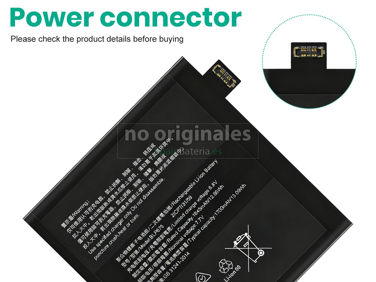 Batería para Oppo FIND X