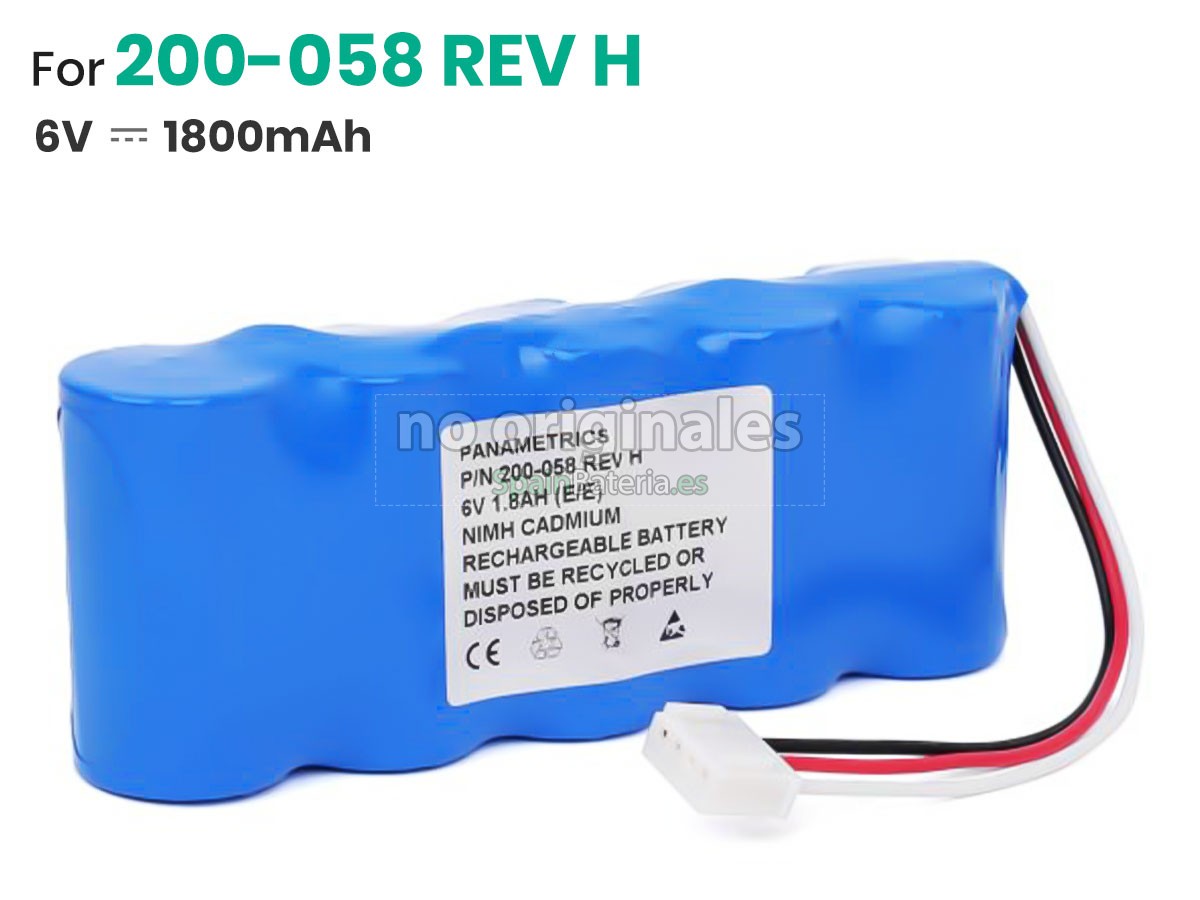 Batería para Panametrics KR1800SCE