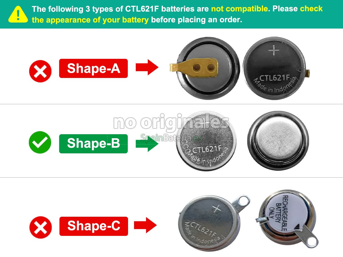 Batería para Panasonic CTL621F