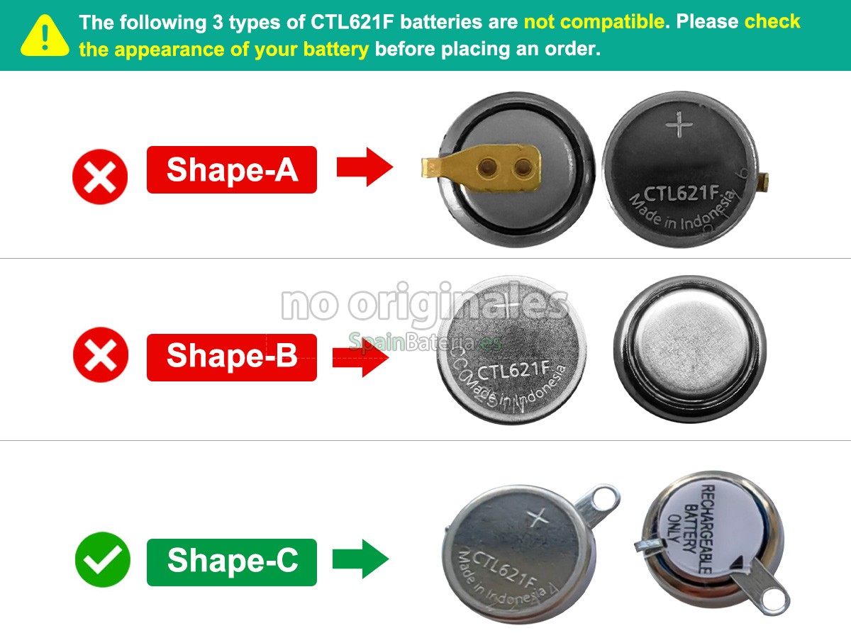 Batería para Panasonic CTL621F