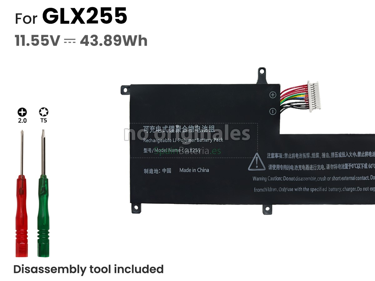 Batería para Rtdpart GLX255
