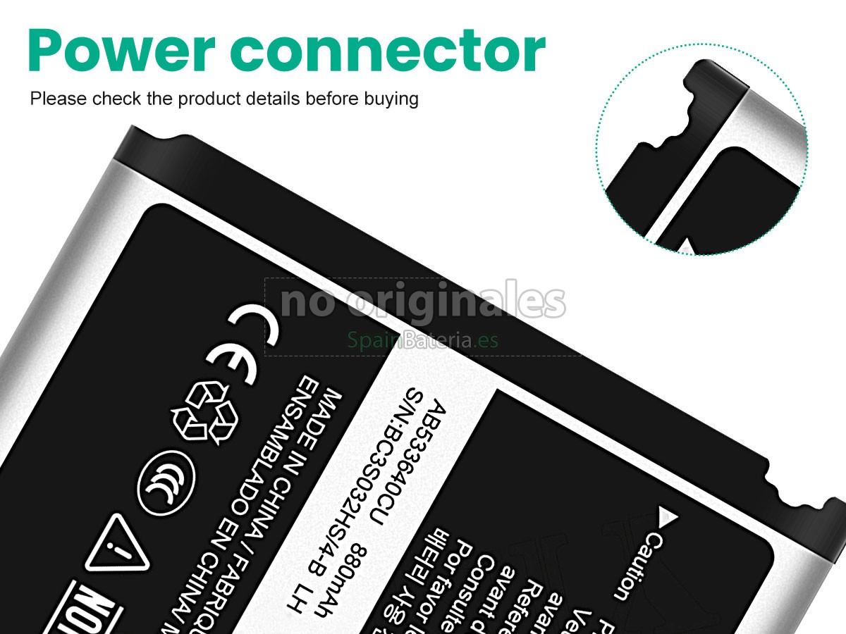 Batería para Samsung F338