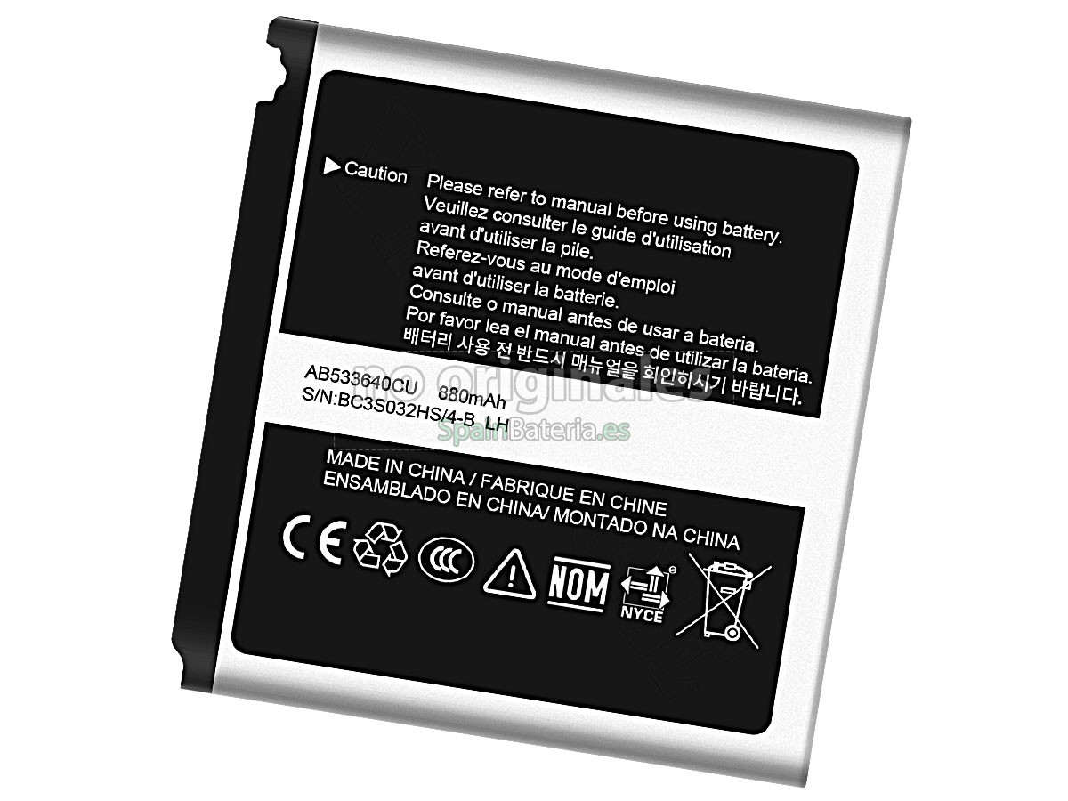 Batería para Samsung F338
