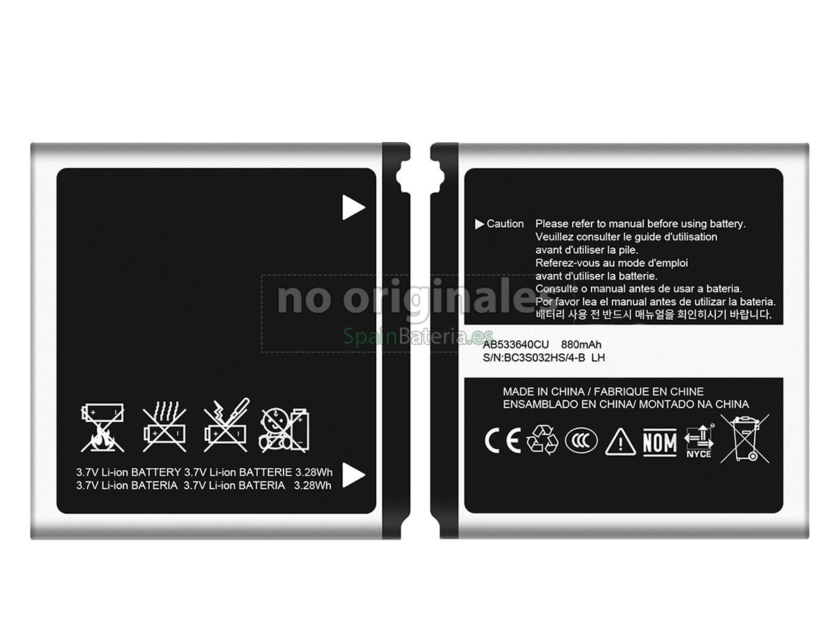 Batería para Samsung F338