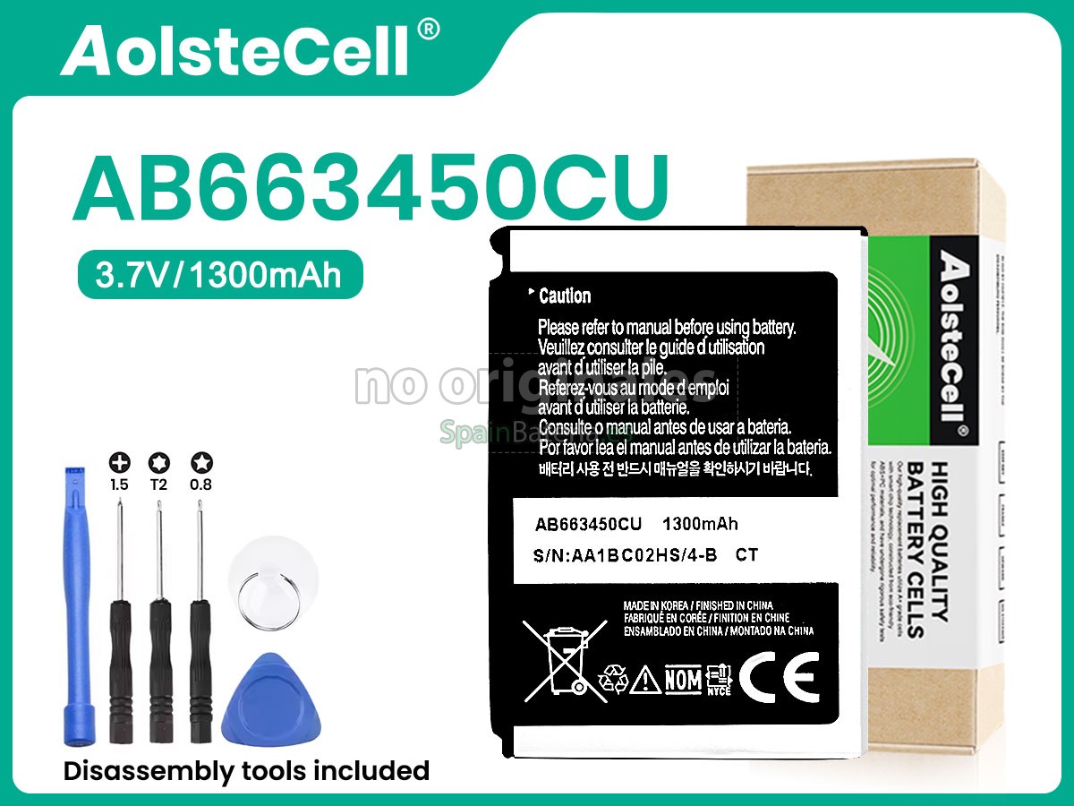 Batería para Samsung GT-C6625V