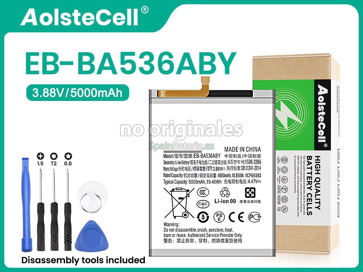 Batería para Samsung EB-BA536ABY