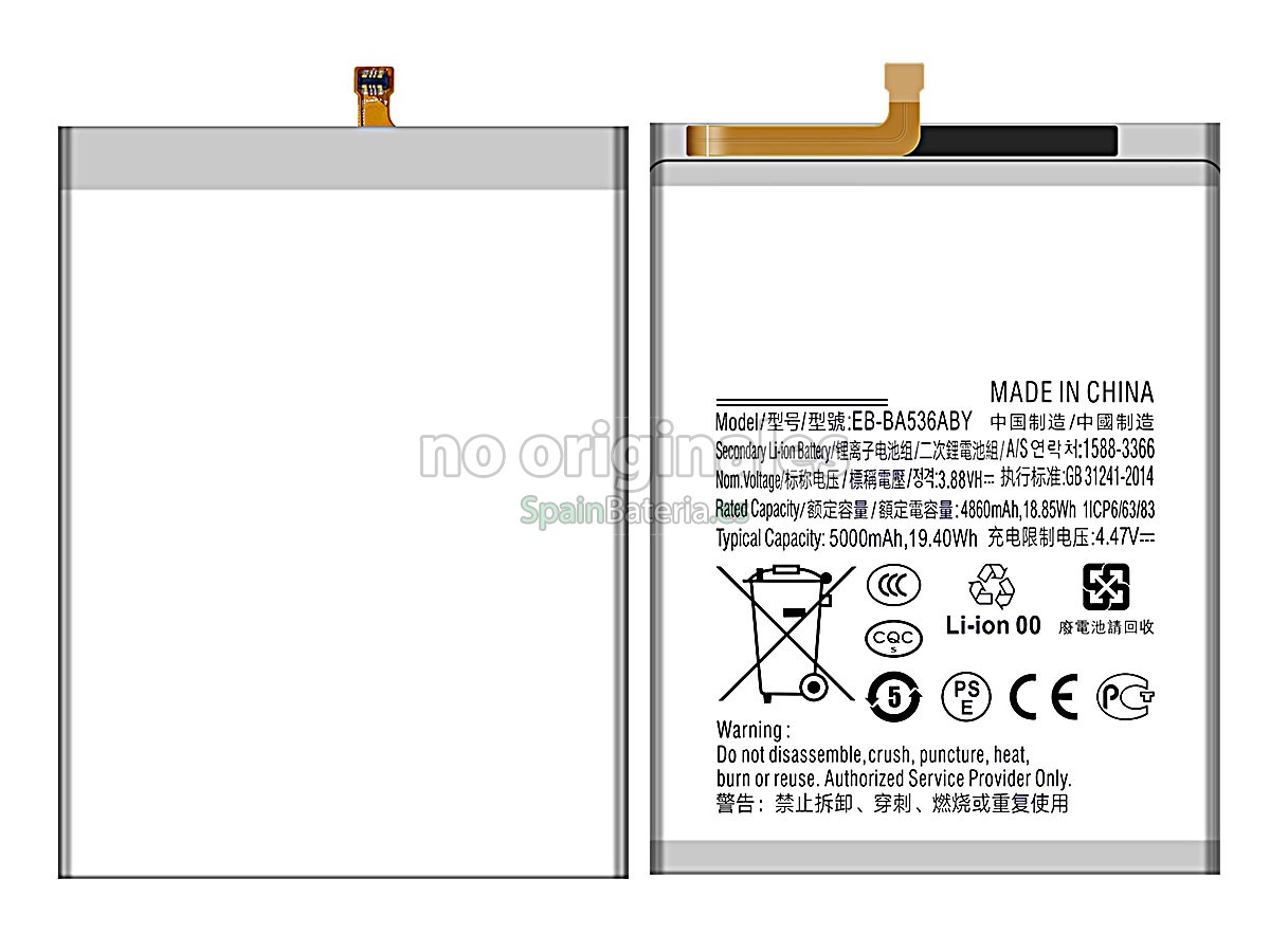 Batería para Samsung EB-BA536ABY