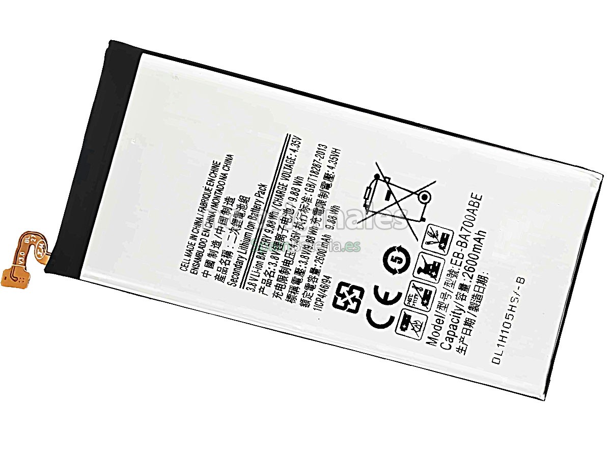 Batería para Samsung GALAXY A7 SM-A700X