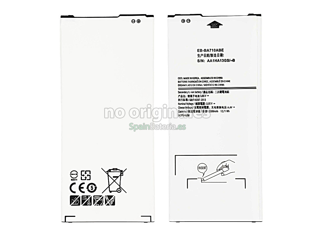 Batería para Samsung SM-A710F
