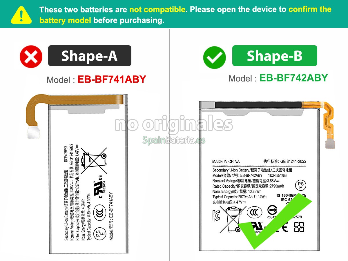 Batería para Samsung Z FLIP 6