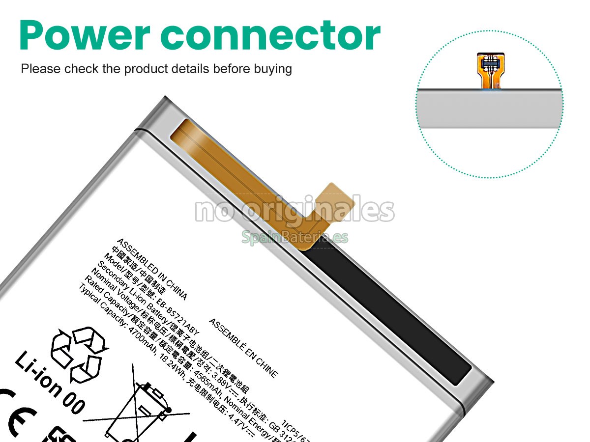 Batería para Samsung GALAXY S24 FE SM-S721V