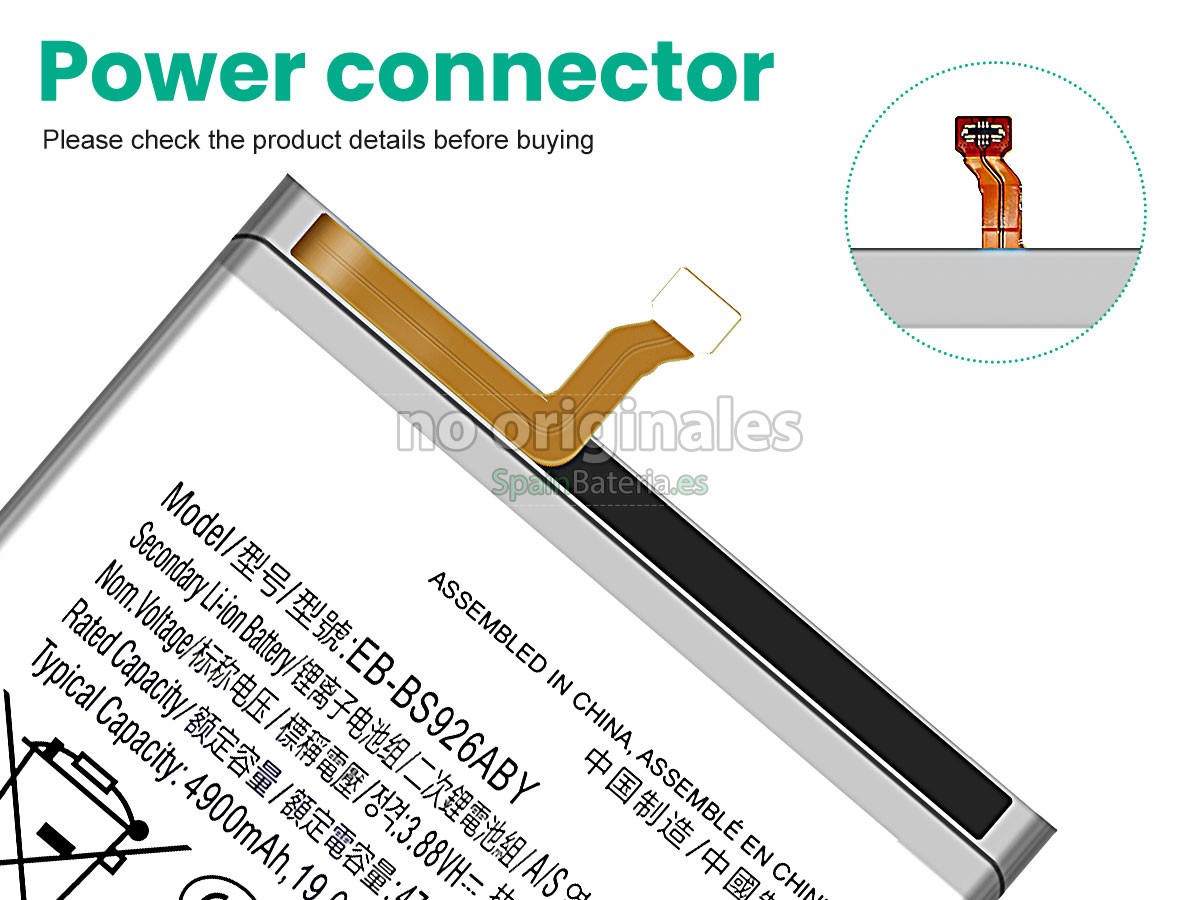 Batería para Samsung GALAXY S24+ SM-S926N