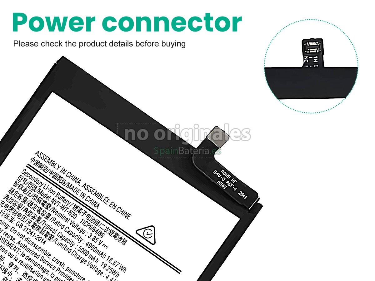 Batería para Samsung NVT-WT-N30