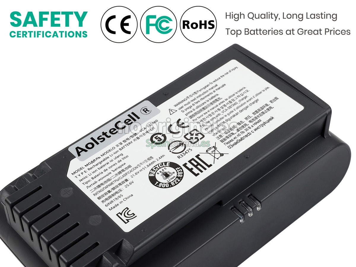 Batería para Aspiradora Samsung VS20T7511T5/AA