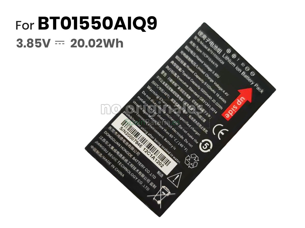 Batería para Seuic BT01550AIQ9
