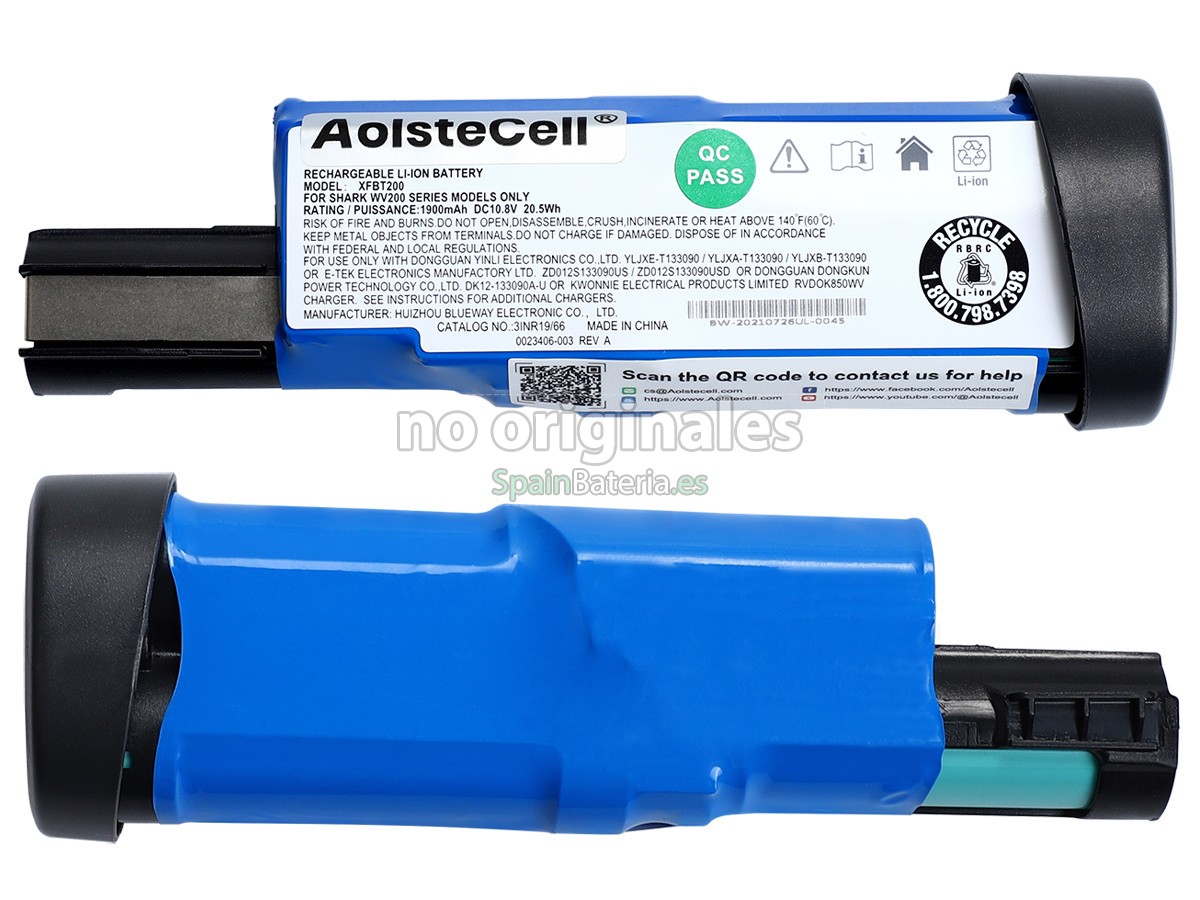 Batería para Shark WV200UK