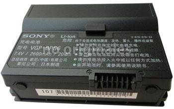 2 celdas 2600mAh batería Sony VGP-BPL6