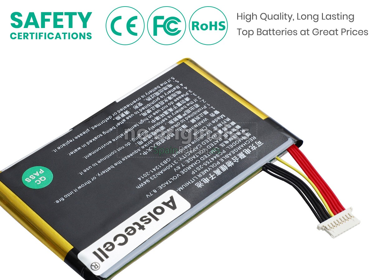 Batería para Topdon PC944755-2S1P