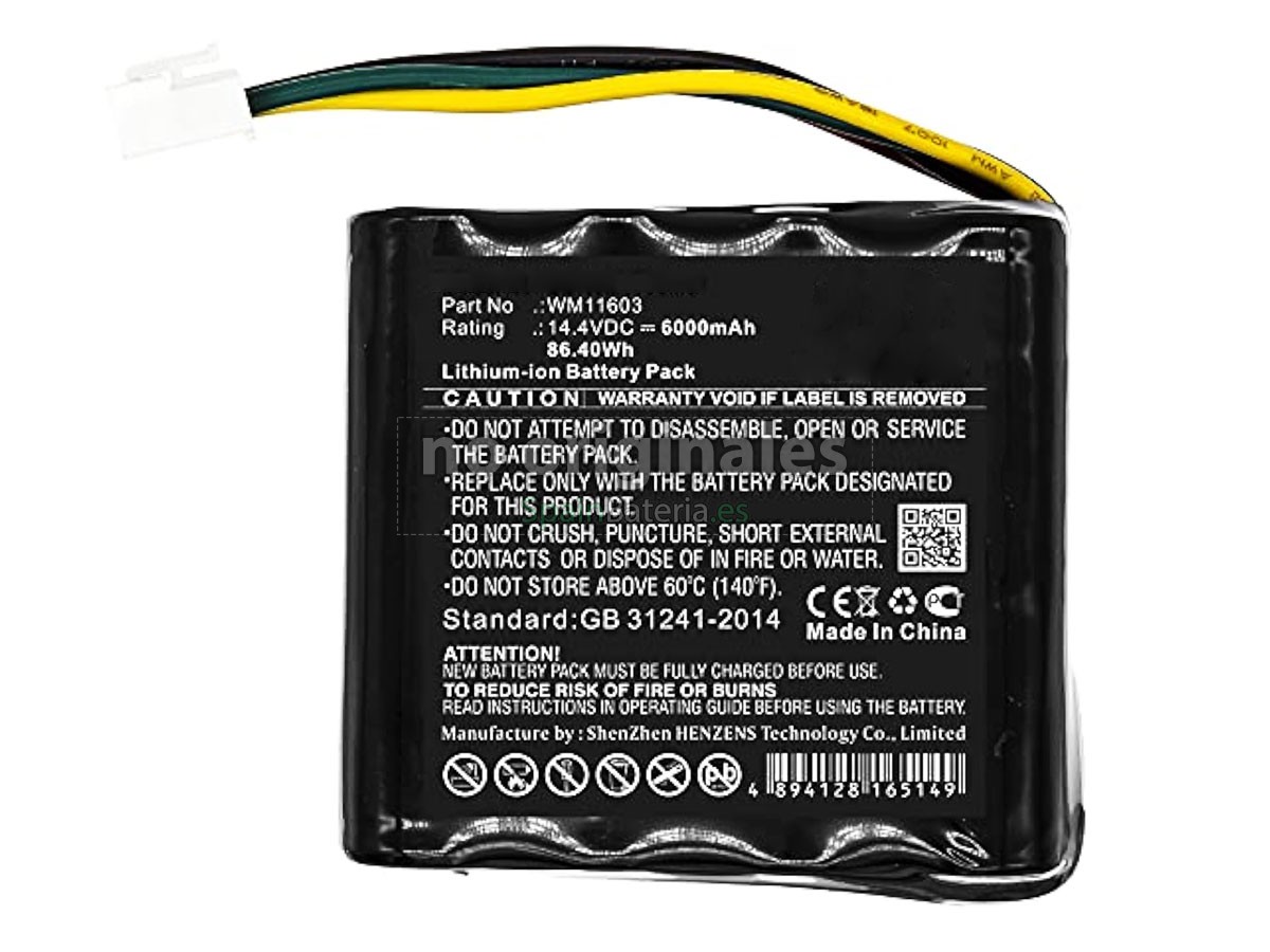 Batería para Weinmann ATMOS E341