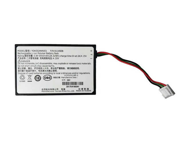 Batería de reemplazo Yokogawa A1145EB