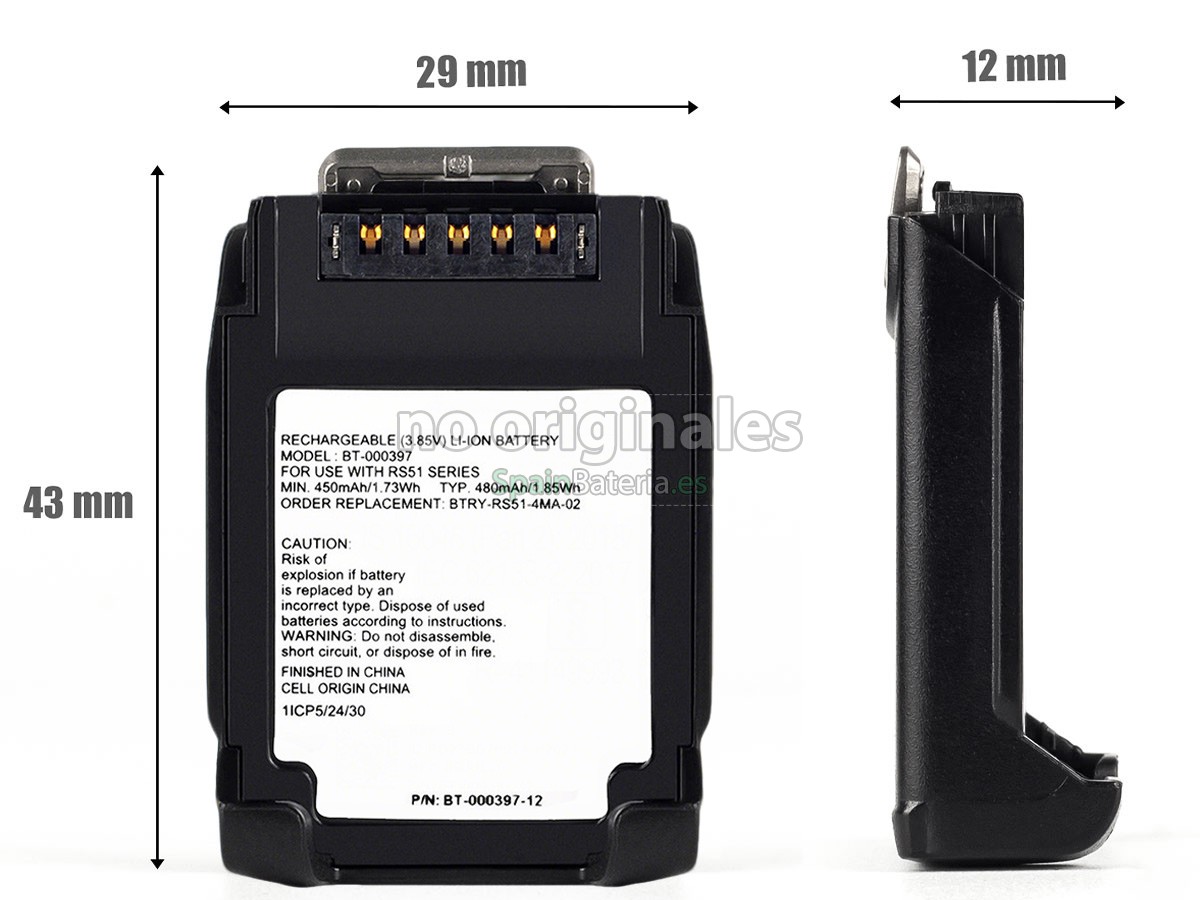 Batería para Zebra BT-000397