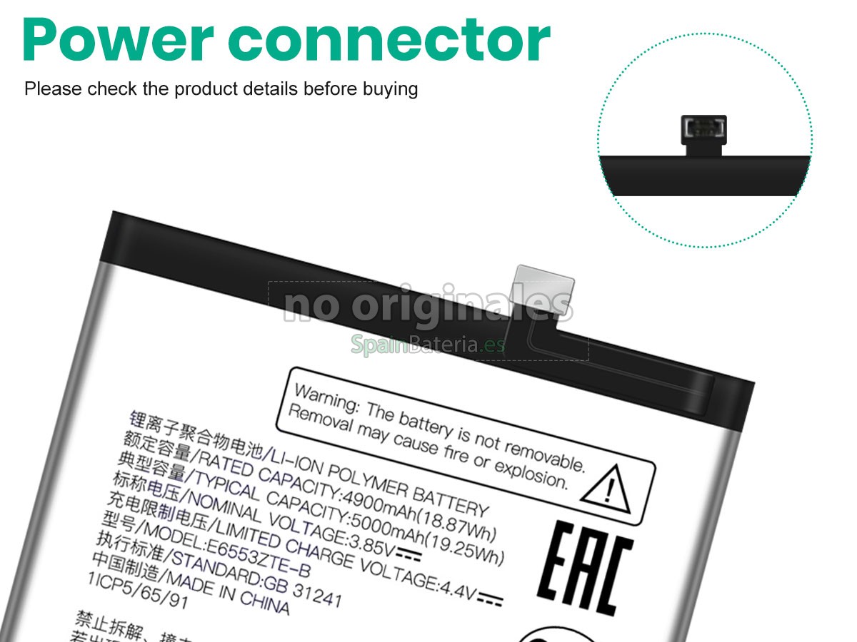Batería para ZTE V50 SMART (N7060)