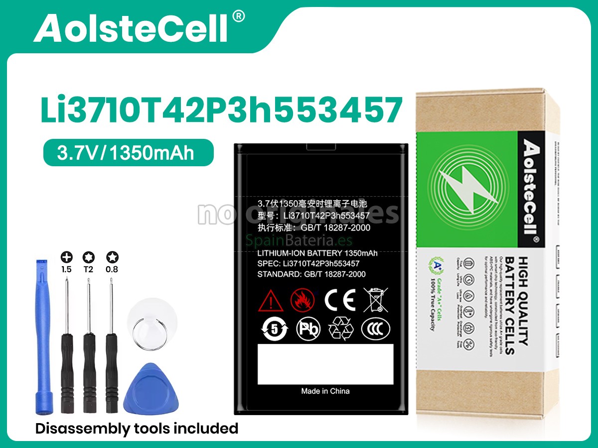 Batería para ZTE LI3710T42P3H553457